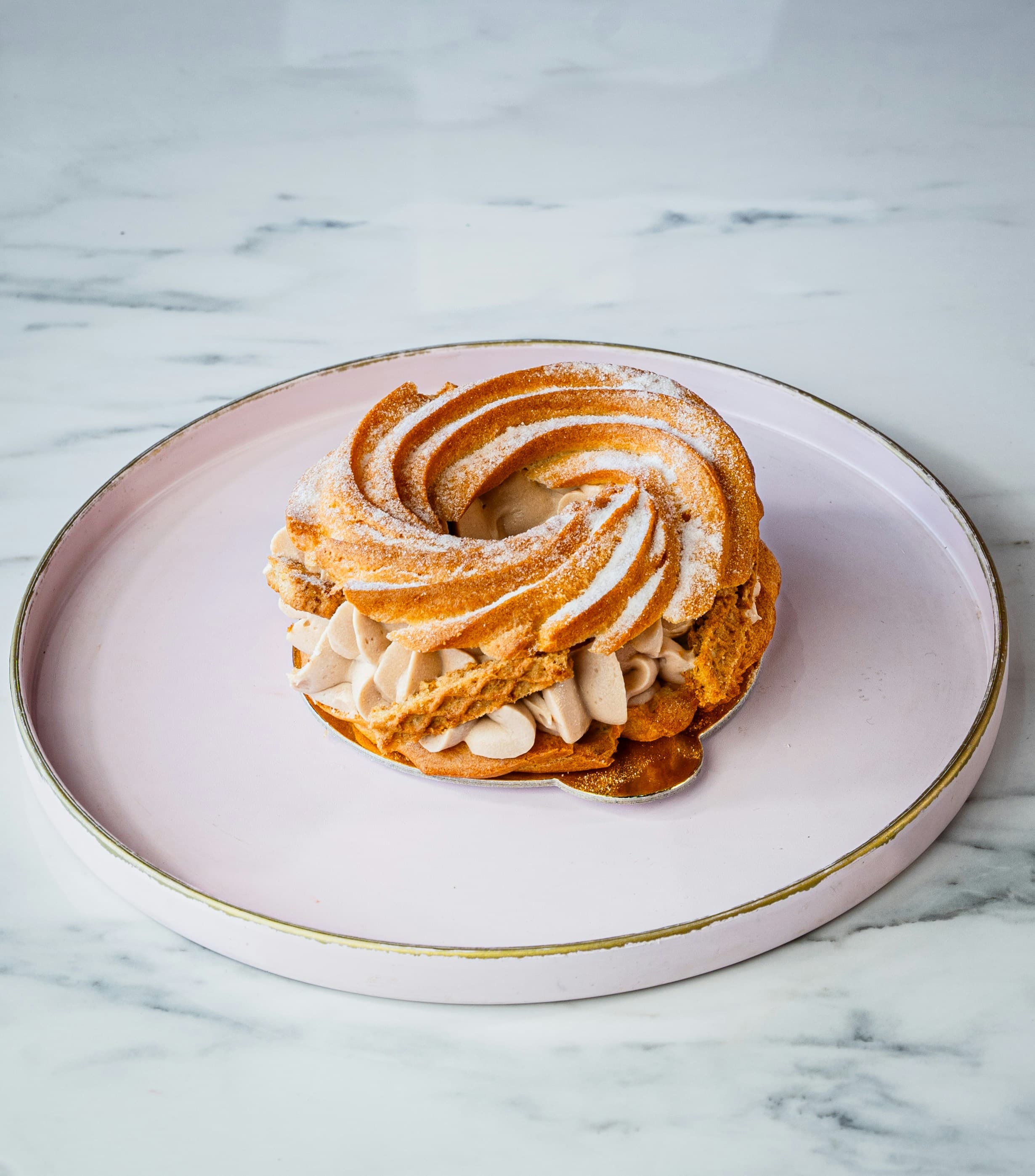 Paris-Brest with hazelnut praline cream